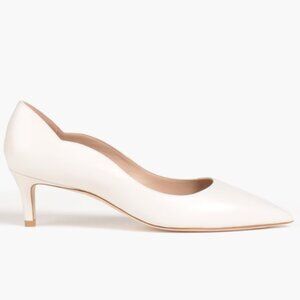 Stuart Weitzman Leather Bridal Pumps